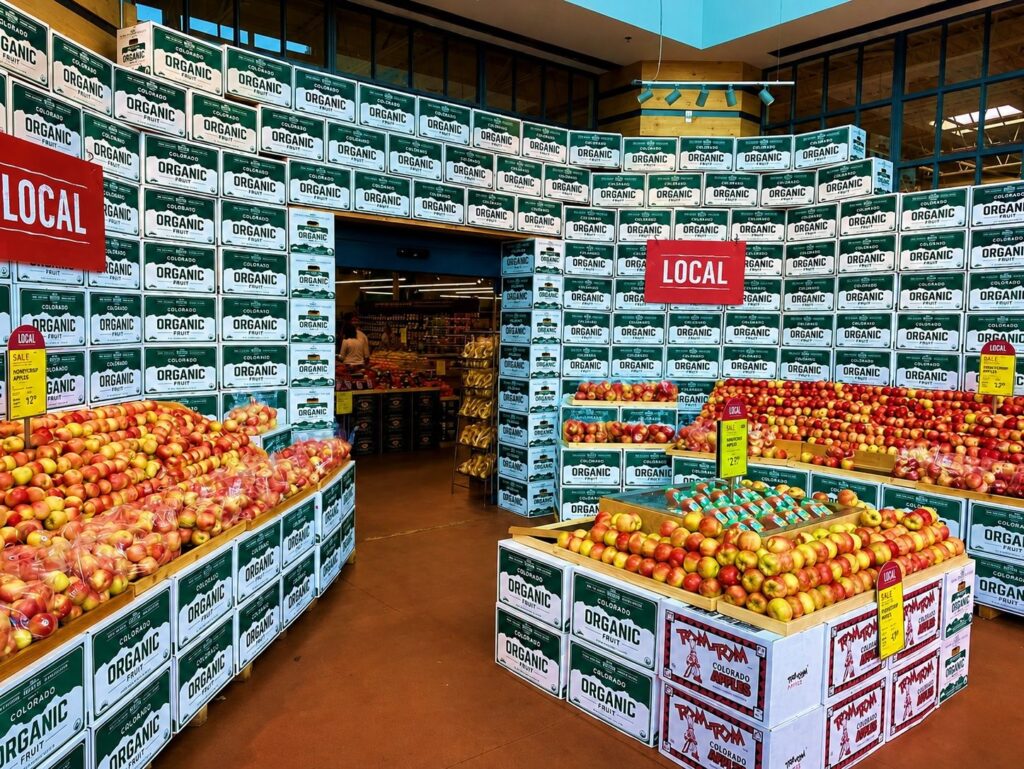 Whole Foods produce display