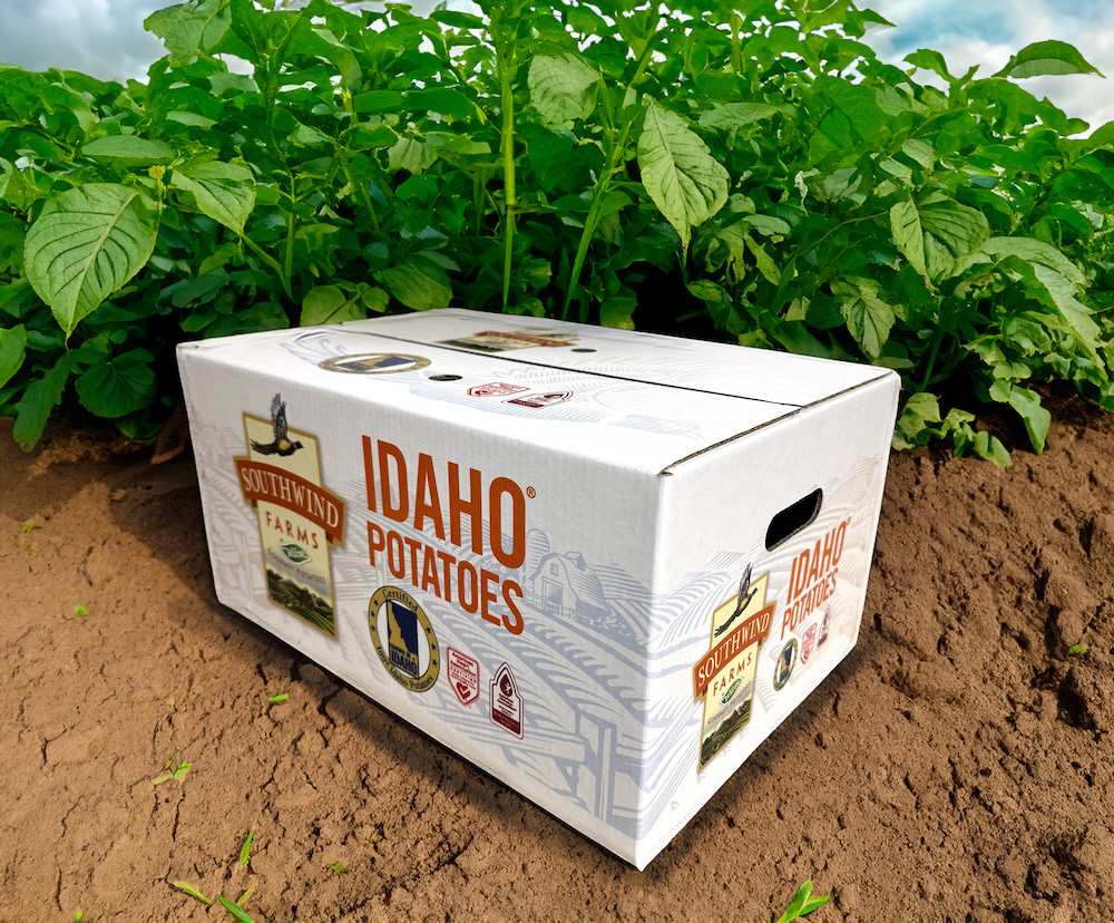 idaho potato box